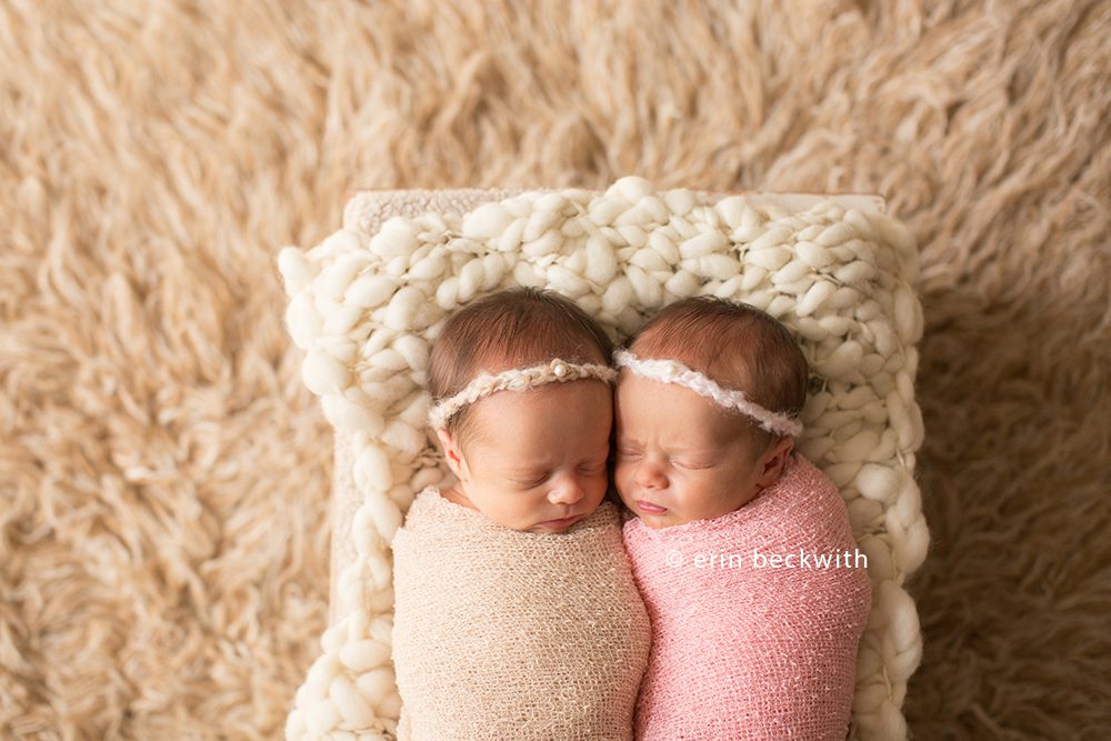twin houston newborn photography, houston newborn twin photographer, houston twin photographer, erin beckwith photography