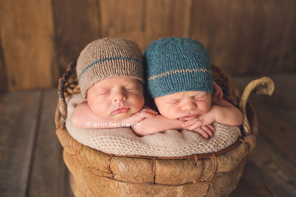 houston newborn twin photographer, erin beckwith photography